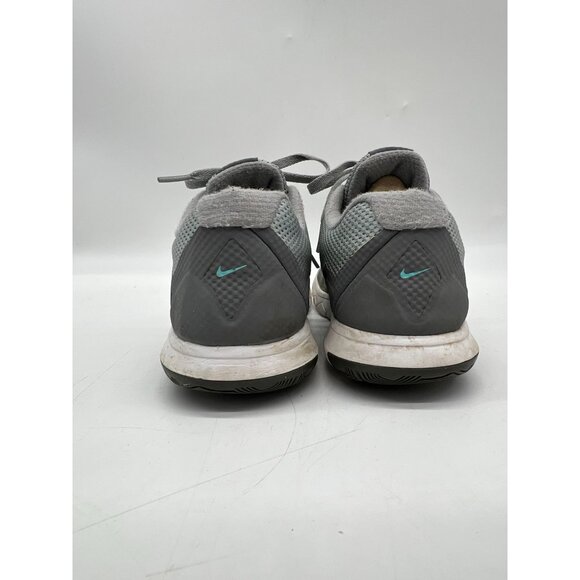 Nike Womens Flex Experience RN 4 Running Shoes Size 8.5 Gray Teal Mesh Lace Up - Picture 7 of 11
